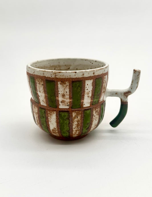 Tiled Green Mug