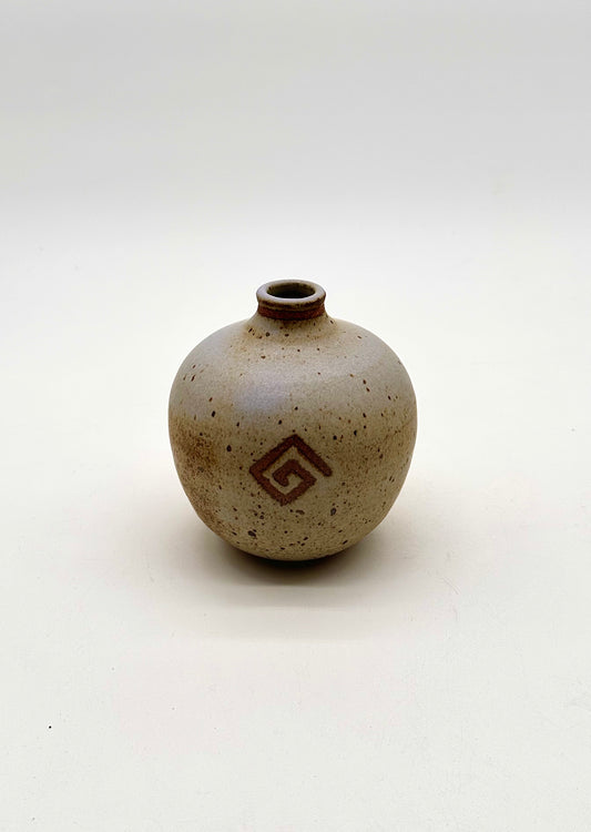 Lavender Spiral Vase